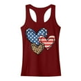 thumbnail image 4 of Dyegold 4th Of July Tank Tops For Women Summer Sleeveless American Flag Shirt Loose Casual Patriotic Graphic Tee Tops Tshirt, 4 of 4
