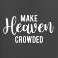 thumbnail image 5 of Wild Bobby Make Heaven Crowded Inspirational/Christian Men Graphic Tee, Charcoal, 5X-Large, 5 of 5