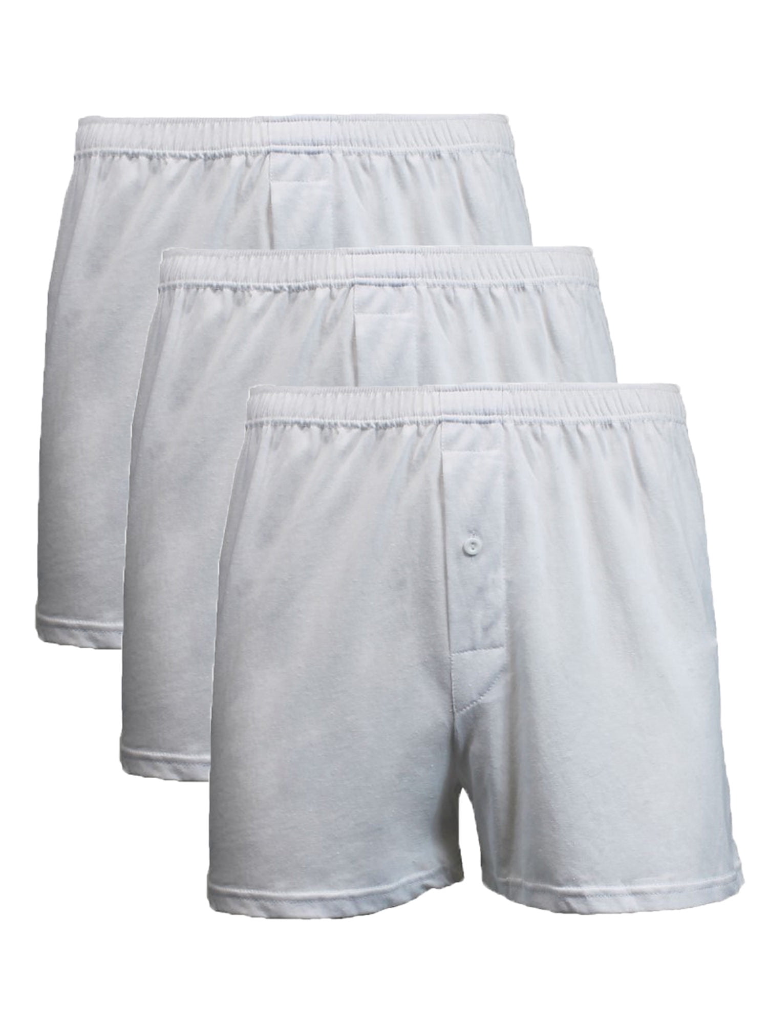 GBH Mens Cotton Blend Tagless White Briefs (3Packs)