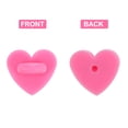 thumbnail image 2 of MasteelfCA 200pcs Rubber Pin Backs Heart Brooch Buckle Brooch Heart Shape DIY Accessory, 2 of 7