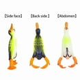 thumbnail image 4 of Escudo Suave de Simulación de Carretera de Doble Pierna,Escudo de Natación de Pato Artificial con Tobillo Giratorio para el Bajón Y Walleye,9.5cm 11.2G Escudo Suave, 4 of 9