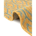 thumbnail image 4 of Jill Zarin Outdoor Collection Area Rug - Turks and Caicos (6' 7" Round Yellow and Aqua/Light Blue), 4 of 11
