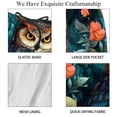 thumbnail image 4 of luoweisi Men's Beach Shorts Quick Dry Swim Trunks with Mesh Lining Cartoon Owl L, 4 of 5
