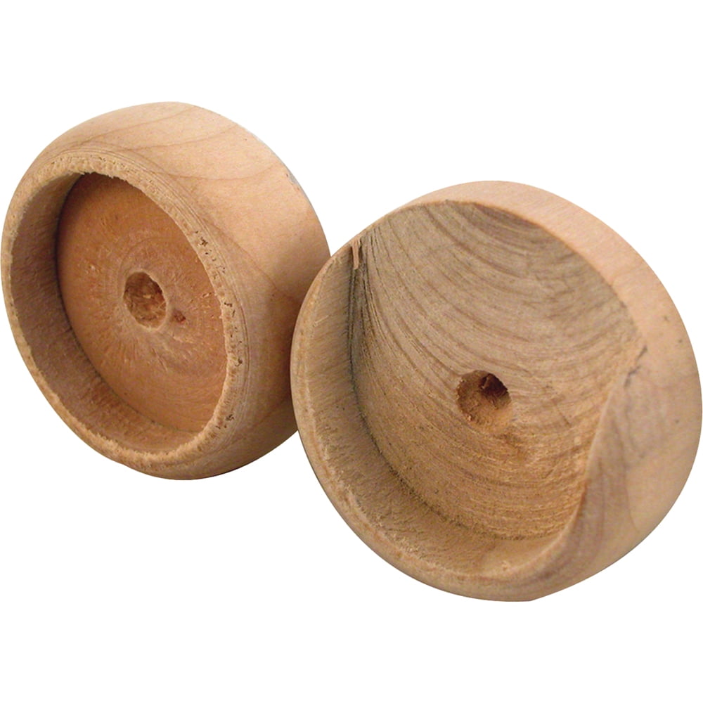 Prime-Line Products N 6794 1-3/8 in. Wooden Closet Pole Socket (2-Pack)