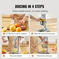 thumbnail image 5 of KFFKFF citrus juicer hand pressed lemon orange squeezer fruit manual press, 5 of 9