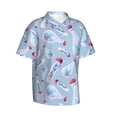 thumbnail image 2 of Hawaiian Shirt For Men, Magic Bottle Pattern Mens Button Down Short Sleeve Shirt, Summer Beach Shirts For Men, 2 of 2