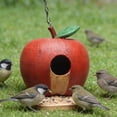 thumbnail image 5 of Hanging Bird Feeder,Outdoor Courtyard Decorative Birds Feeder Metal Craft Ornament Hanging Feeding Station for Garden Small Birds Vibrantes Lifes, 5 of 6