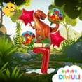 thumbnail image 2 of Set de decoraciones para fiesta de dinosaurios: globo rojo número 7, globos de dinosaurio, decoraciones de cumpleaños de dinosaurio, decoraciones de dinosaurio T-Rex Tiranosaurio Rex, 2 of 5