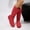Red, variant on POROPL Wide Mid-Calf Boots for Women Slip-on Flat Chelsea Boots Women Ladies Fall Slip On Shoes Women
