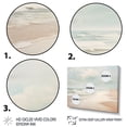 thumbnail image 3 of Designart "Simplicity Beach Landscape VI" Nautical & Beach Floater Framed Wall Decor, 3 of 7