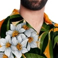 thumbnail image 5 of Tangerine Men's Casual Button Down Short Sleeve Hawaiian Printed Summer Beach Shirts, 5 of 6