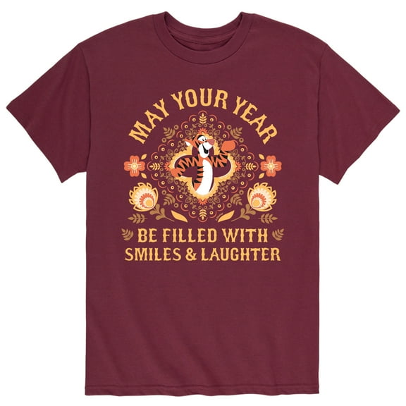 Winnie The Pooh - Filled With Smiles And Laughter - Men's Short Sleeve Graphic T-Shirt