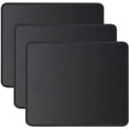 thumbnail image 1 of Mouse Pad Bundle Stitched Edges Premium Waterproof Gaming Mouse Mat Pad, Extends Battery Life Non-Slip Rubber Base Thick Black Mousepad for Laptop Computer & PC, Black-Pack of 3, 1 of 5