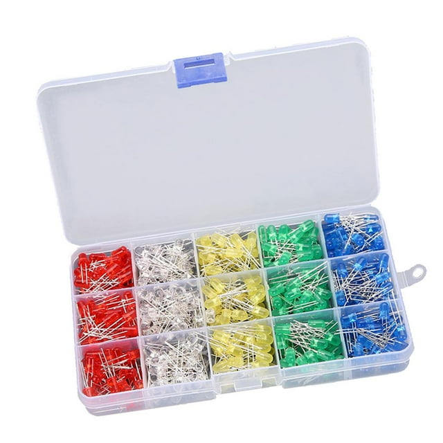 500pcs DYNWAVEMX Diodo LED 5mm Bombilla de Iluminación Componentes Electrónicos