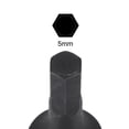 thumbnail image 3 of Unique Bargains 5mm Impact Hex Bit Socket, 1/4' Square Drive 35mm Length CR-MO Metric Sizes, 3 of 5