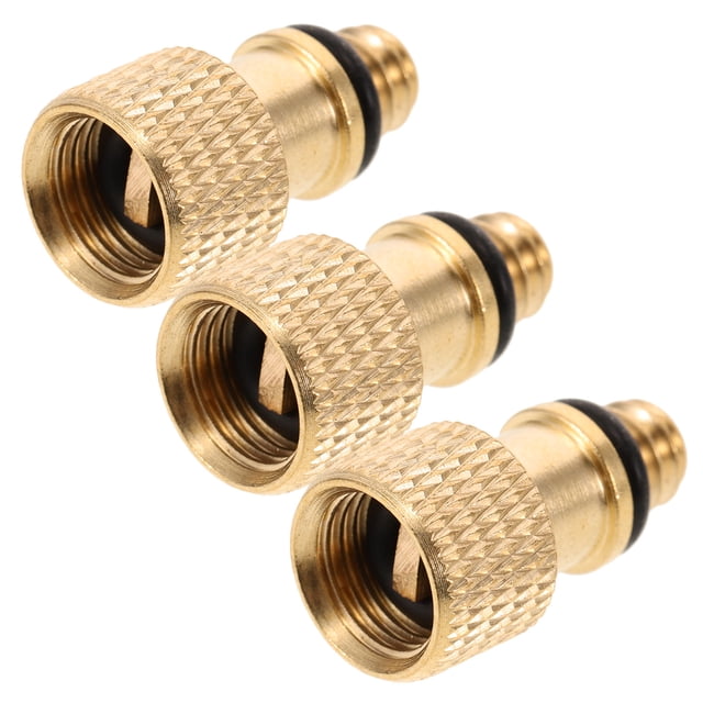 unbranded 3Ud Adaptador De Para En Cobre Color Dorado Compatible Con Bomba De Aire