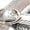 Silver, variant on Gloria Pointed Toe Dressy Mesh Pump, Gold, 5