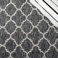 thumbnail image 5 of SAFAVIEH Courtyard Claudia Geometric Indoor/Outdoor Area Rug, Black Charcoal, 8' x 10', 5 of 9