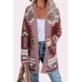 thumbnail image 1 of Womens 2022 Fashion Open Front Long Sleeve Cardigans Sweaters Coats with Pockets, 1 of 5