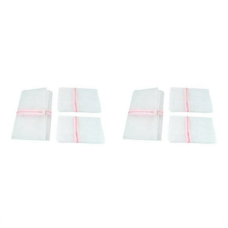 6 x Zipped Laundry Washing Mesh Bags Net Socks Underwear Wash 2 4 Medium