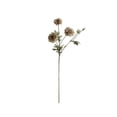 thumbnail image 2 of Artificial Fall Chrysanthemum Floral Stem, Dried Style Faux Flower Sprig With Long Flexible Branch, Rustic Harvest Vase Filler, Thanksgiving Table Mantel Home Decor, 2 of 6