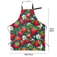 thumbnail image 2 of Kdxio Strawberry2 Apron with Pockets Adjustable Kitchen Aprons for Men Women Waterproof Aprons for Cooking,Drawing,Crafting, Baking Household Cleaning, 2 of 8