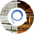 thumbnail image 3 of Blue Concrete Stamp Mat, Cement Concrete Wall & Floor Mat Texturing Skin Slate Seamless Texture Concrete Edge Form Mold, 90.55 x 3.94 x 0.79in, 3 of 8