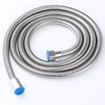 thumbnail image 1 of Tubo de ducha de 1,5 m 2, manguera de ducha de metal de acero inoxidable, doble hebilla, encriptación, boquilla de calentador de agua, resorte de cartón, 1 of 3