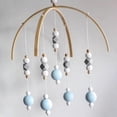 thumbnail image 2 of Rattle Mobile Toys Wooden Beads Crib Toy Bed Hanging Newborn Wind Chimes Bell Nordic Kids Room Decoration Photography Props heqiyong LED, 2 of 2