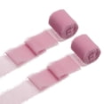 thumbnail image 1 of Uxcell 2 Rollos de Cinta de Gasa, Cinta de Flecos Hecha a Mano de 1.5 Pulgadas x 5 Yardas para Envolver Ramos de Flores Decoración de Bodas Artesanías DIY Rosa Profundo, 1 of 5