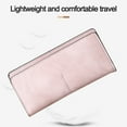 thumbnail image 4 of Slim Thin Leather Women Wallet RFID Blocking Credit Card Holder Bifold Long Ladies Billfold, 4 of 5