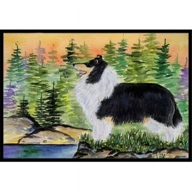 Carolines Treasures SS8203JMAT Collie Paillasson Intérieur Ou Extérieur - 24 x 36 Po.