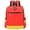 czb# Orange218, variant on CUZIBR Kids Backpack Lightweight Color Block Durable School Bag For Boys Travel Daypack Multi Zipper Pockets School Bookbag Adjustable Shoulder Straps For Primary Students