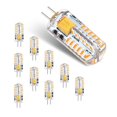 thumbnail image 1 of Ampoules LED G4 12V 3W Blanc Chaud 3000K, 300LM Non-dimmable, Lot de 10, 1 of 5