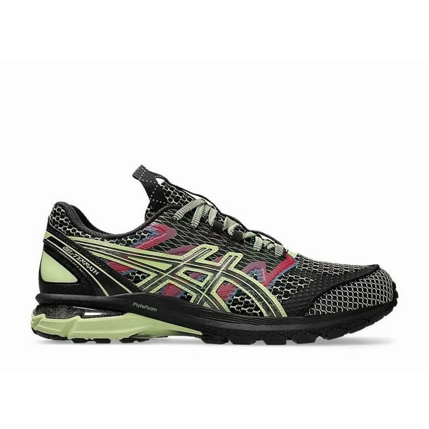 Asics US4-S Gel-Terrain BlackNeon Lime 1203A394 001 Unused