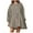 Gray, variant on Patlollav Plus Size Ladies Mini Dresses,Womens Casual Over Sized Sweatshirt Long Sleeve Dress