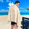 thumbnail image 5 of Dreamtimes Cartoon Cute Flowers Beach Towel Fast Drying Extra Large Sand Free Lightweight Beach Towel Blanket for Swimming,Camping,Picnic,Yoga Gym Sports,30"x60", 5 of 7