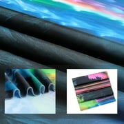 Simpkeely Blacklight Fantasy Waterfall Planet Tapestry UV Reactive Nature Tapestry Neon Landscape Mountain Wave Tapestry Wall Hanging - 51.2 x 59.1