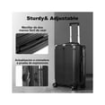 thumbnail image 4 of Maleta Mano De Viaje 10kg Rígida 4 Ruedas360° Negro Líneas Verticales, 4 of 7