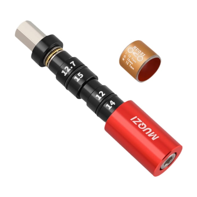 Herramienta de Instalación Y Extracción de Bujes de Cojinetes de Amortiguador Trasero, Herramienta para Bujes de Amortiguador, Accesorios de Ciclismo rojo