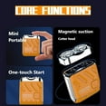 thumbnail image 3 of Afeitadora Électrique Portable Rotatif Double Anneau, Rasoir Électrique Portable Rechargeable USB pour Hommes, Étanche, Nettoyage Facile Mini Rasoirs (Orange), 3 of 7
