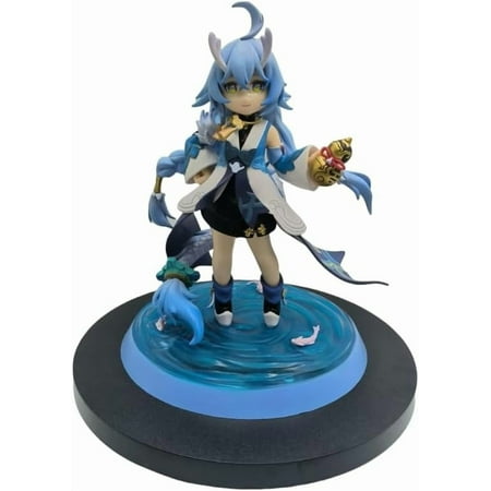 Bailu Figure, Standing Bailu Figurine 26cm/10.2inch Handmade PVC Anime Cartoon Manga Model Statue Collectible Craft Gift