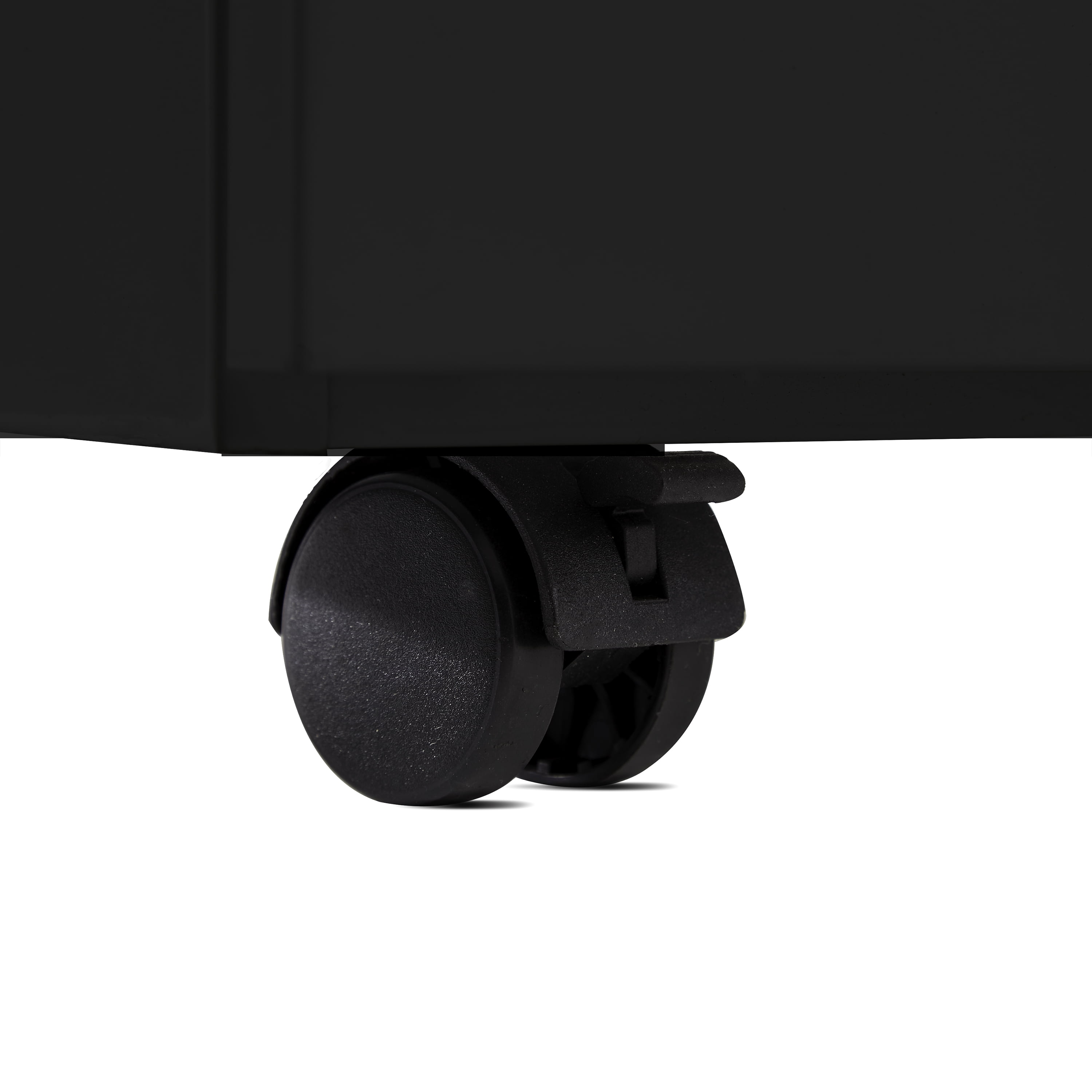 airLIFT 2-Drawer Pedestal File Cabinet with Seat Cushion, Black/Black