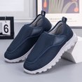 thumbnail image 4 of Deporte Edema Livianas Zapatos Ortopédicos Deslizantes Anchos para Hombres Diabéticos Con Absorción Choque Cierre Ajustable Pies Hinchados, 4 of 9