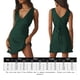thumbnail image 2 of Vestido Sin Mangas Vestido corto de cóctel de satén sólido sin espalda para mujer Mini vestido Clubwear (Verde XL) Cgtredaw para Mujer Verde T S, 2 of 8