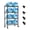 4 Tier – Double Row, variant on HOUSE AGAIN 5 Gallon Water Jug Holder 5 Tier, Tall Water Bottle Storage Rack with Lockable Casters, Heavy Duty Steel Organizer for Kitchen Office Garage
