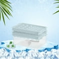 thumbnail image 1 of XYAIYT Two In One Ice Tray Set with Storage Box and Shovel Easy Release Spherical and Pellet Ice Maker with Lid Hygienic PET Material and Seal Keeps Ice Fresh Odor Free and Easy to Clean, 1 of 3