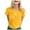 Orange, variant on TSADFHJI Turtle Neck Tops for Women Ladies' Stylish You'Re Pointless T Shirt with Round Neck and Short Sleeves Xl Rose Gold