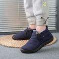 thumbnail image 5 of Zapatos de deporte casuales Botas de terciopelo de invierno cálidas planas Color sólido Antideslizante para hombres y mujeres Ehuebsd Tenis De Mujer Tenis De Hombre, 5 of 5