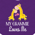 thumbnail image 4 of Inktastic Grammie Loves Me Giraffe Grandchild Boys or Girls Baby Bib, 4 of 4